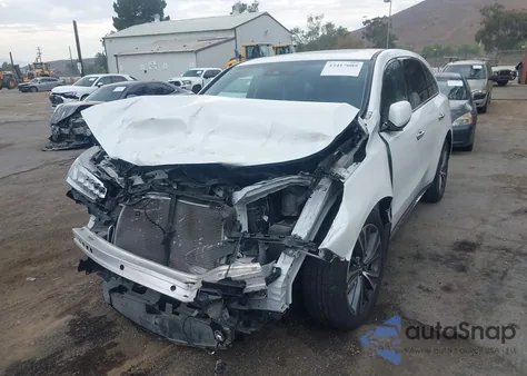 2020 Acura Mdx Technology Package from USA, damaged, VIN 5J8YD4H59LL042881